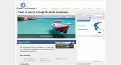 Desktop Screenshot of greeklandscapes.com