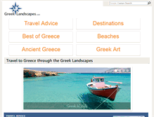 Tablet Screenshot of greeklandscapes.com